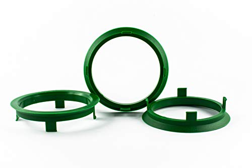 Zentrierringe Distanzringe Ringe 4 Stk. 71,6 mm auf 64,1 mm Alufelgen Felgen Kunststoff von Levando