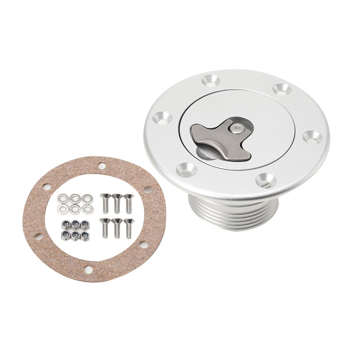 Lfhelper Universal Tankdeckel Set Aluminium Auto LKW Bagger Traktor Kraftstoff Tankverschluss mit T-Griff Lfhelper Universal Tankdeckel Set Aluminium Auto LKW Bagger Traktor Kraftstoff Tankverschluss mit T-Griff von Lfhelper