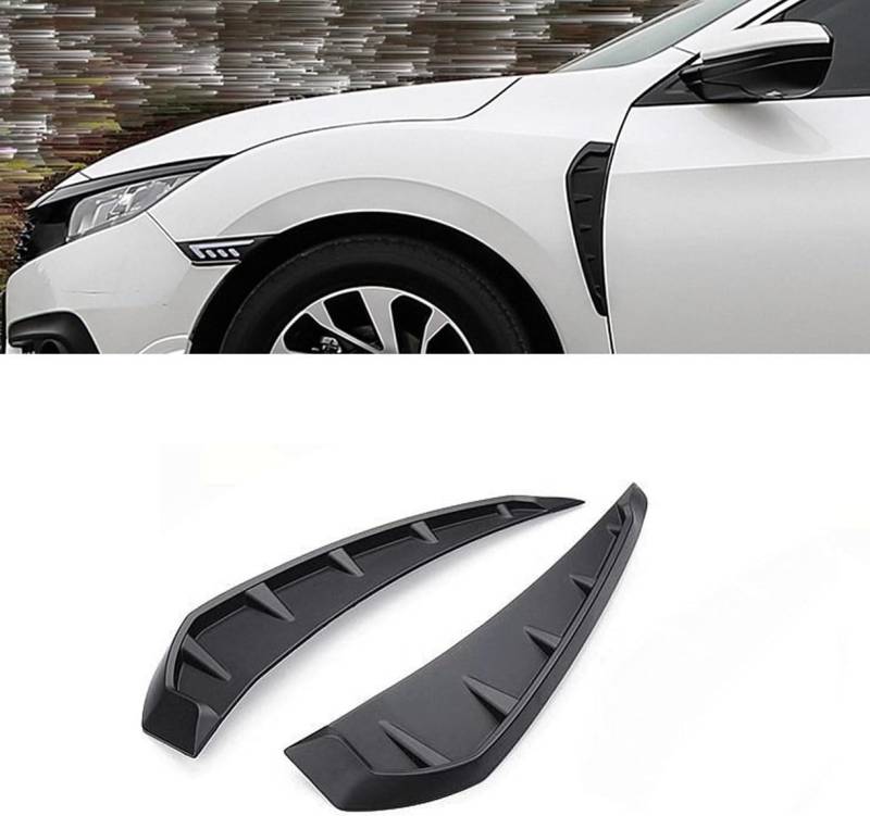 Auto Hinten Seite Fenster Jalousien Lamellen Spoiler Dekoration Abdeckung Für Hyundai Kona SX2， Außen Zubehör Styling Auto Spoiler HeckflüGel von Lgtcjzfw