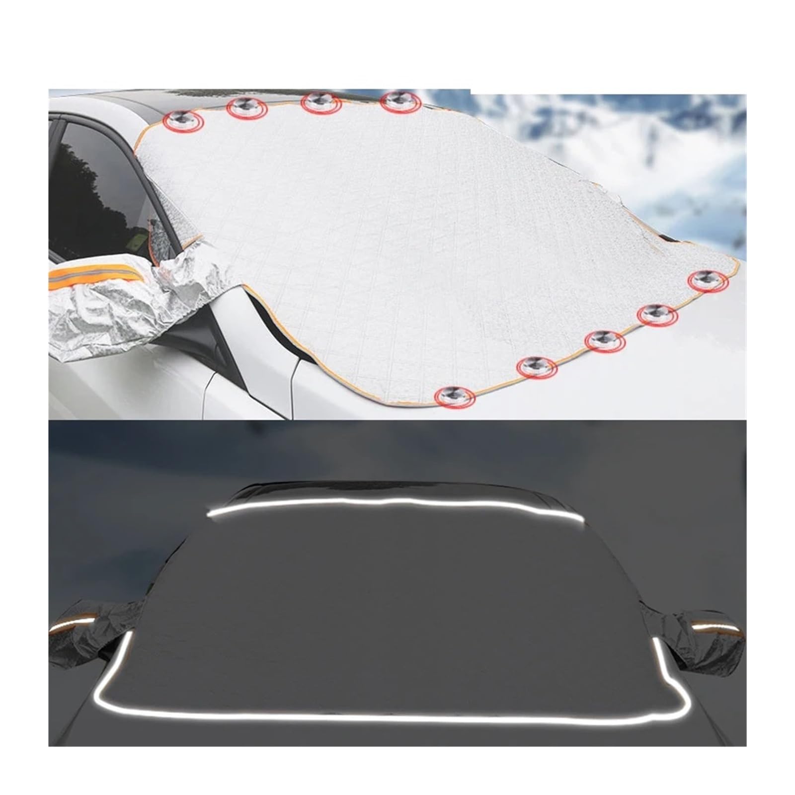 Auto Sonnenschutz Auto-Schneeabdeckung Windschutzscheiben-Sonnenschutz Wasserdichte Autoabdeckung Den Außenbereich Anti-Eis-Frost Autoschutz Winter-Außenabdeckung Autofenster Sonnenschutz(Magnetic-Ref Auto Sonnenschutz Auto-Schneeabdeckung Windschutzscheiben-Sonnenschutz Wasserdichte Autoabdeckung Den Außenbereich Anti-Eis-Frost Autoschutz Winter-Außenabdeckung Autofenster Sonnenschutz(Magnetic-Ref von Lhdktee