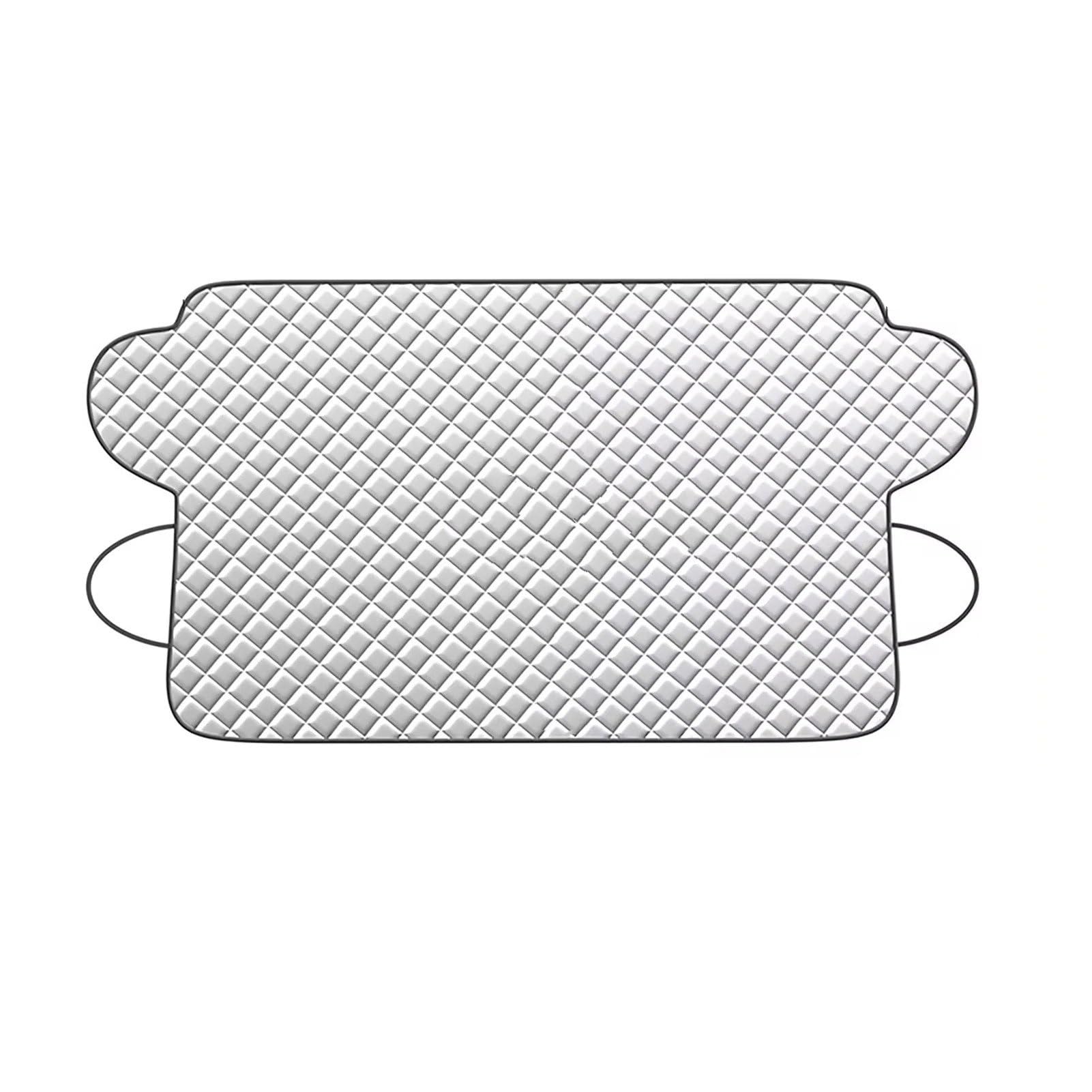 Auto Sonnenschutz Autos Außenabdeckung Vorne/Hinten Windschutzscheibenabdeckung Schneeabdeckung Winddichte Sonnenschutzabdeckung Mit Magnetischem Winter Autofenster Sonnenschutz(142X108CM) von Lhdktee