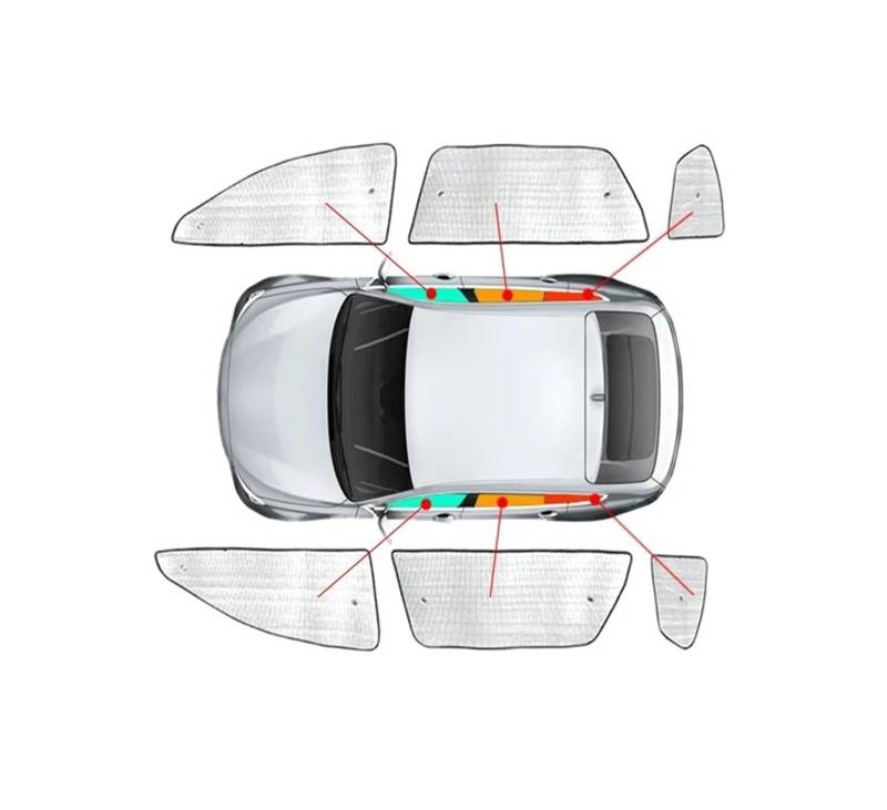 Auto Sonnenschutz Für Cayenne 92A 9Y0 2011-2025 Auto-Sonnenschutz UV-Schutzabdeckung Seitenfenstervorhang Sonnenschutzvisier Windschutzscheibenzubehör Autofenster Sonnenschutz(2Side 11-17) von Lhdktee