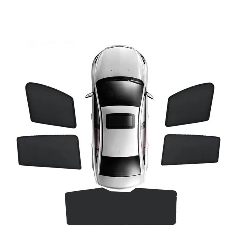 Auto Sonnenschutz Für Cayenne E3 2019 2020 2021 2022 2023 2024 2025 Magnetischer Sonnenschutz Lichtblockierende Vorhänge Privatsphäre Auto Autozubehör Autofenster Sonnenschutz(5PCS Set) von Lhdktee