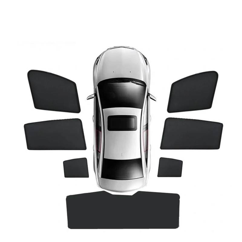 Auto Sonnenschutz Für Cayenne E3 2019 2020 2021 2022 2023 2024 2025 Magnetischer Sonnenschutz Lichtblockierende Vorhänge Privatsphäre Auto Autozubehör Autofenster Sonnenschutz(7PCS Set) von Lhdktee