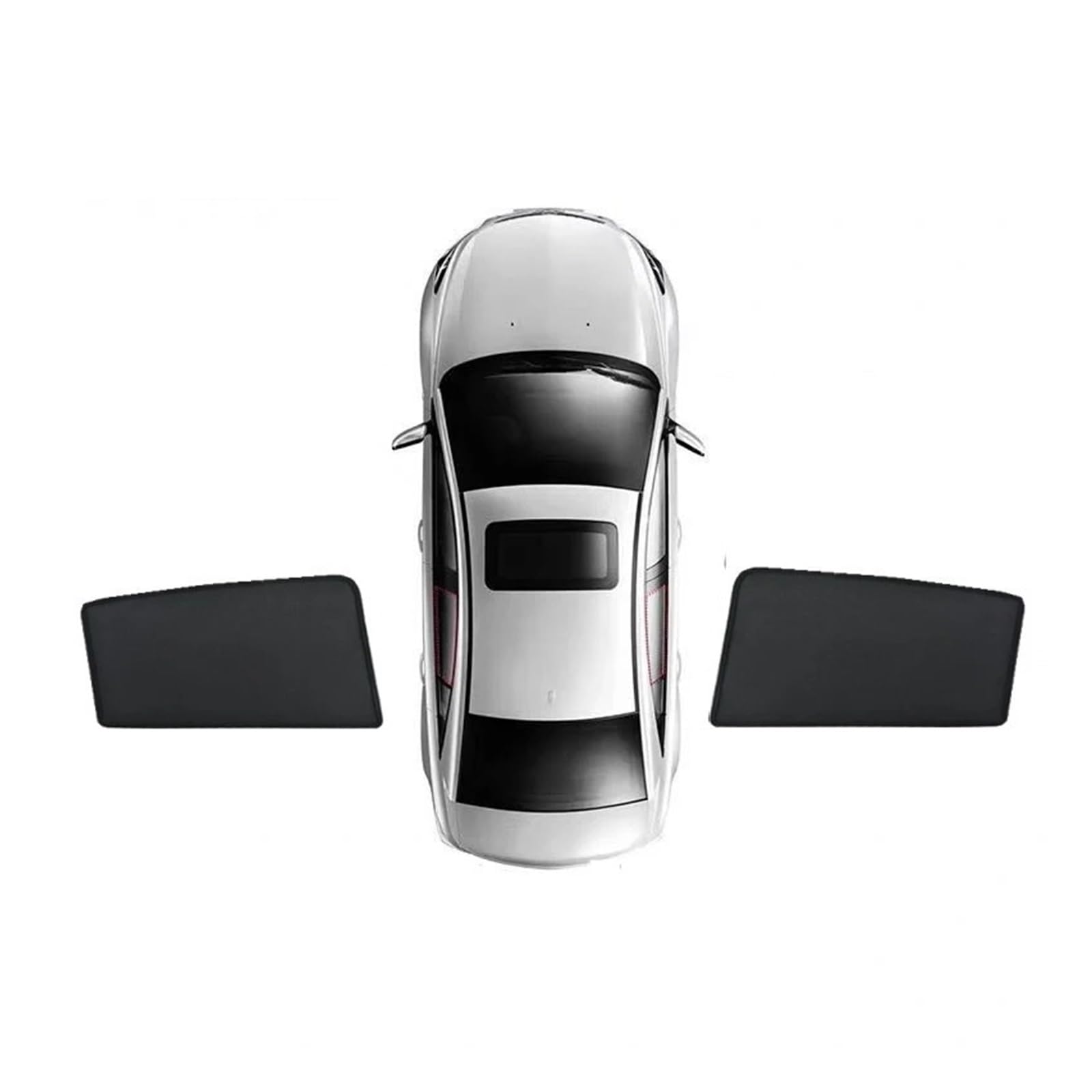 Auto Sonnenschutz Für Civic 8th 2006 2007 2008 2009 2010 2011 Magnetischer Sonnenschutz Lichtblockiervorhang Privatsphäre Autozubehör Autoteile Autofenster Sonnenschutz(2PCS Rear) von Lhdktee
