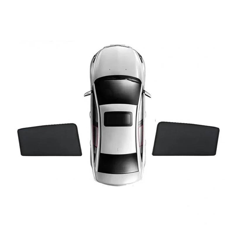 Auto Sonnenschutz Für Toyota Für Corolla E120 2002 2003 2004 2005 2006 2007 2008 UV Schutz Schild Anti Sonnenschutz Visier Windschutzscheibe Abdeckung Magnetische Autofenster Sonnenschutz(2PCS Rear) von Lhdktee