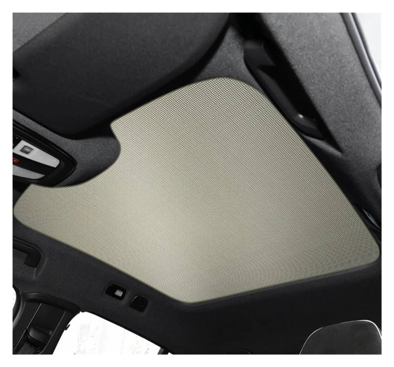 Auto Sonnenschutz Für Volvo C40 2022-2024 Auto-Schiebedach-Sonnenschutz Kühlung Wärmedämmung Abdeckung Windschutzscheibe Sonnenschutz Schutz Eiskristall-Sonnenschutz Autofenster Sonnenschutz(Khaki) von Lhdktee