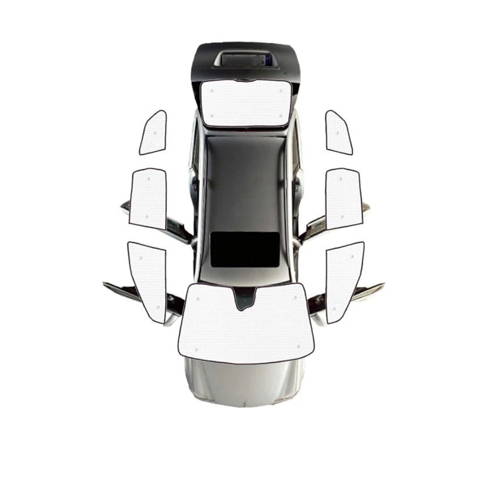 Auto Sonnenschutz Für Volvo Für XC60 MK1 2009 2010 2011 2012 2013 2014 2015 2016 2017 Voller Auto-Sonnenschutz Zubehör Sonnenschutz Windschutzscheibenbeschattung Teile Autofenster Sonnenschutz(All Sun von Lhdktee