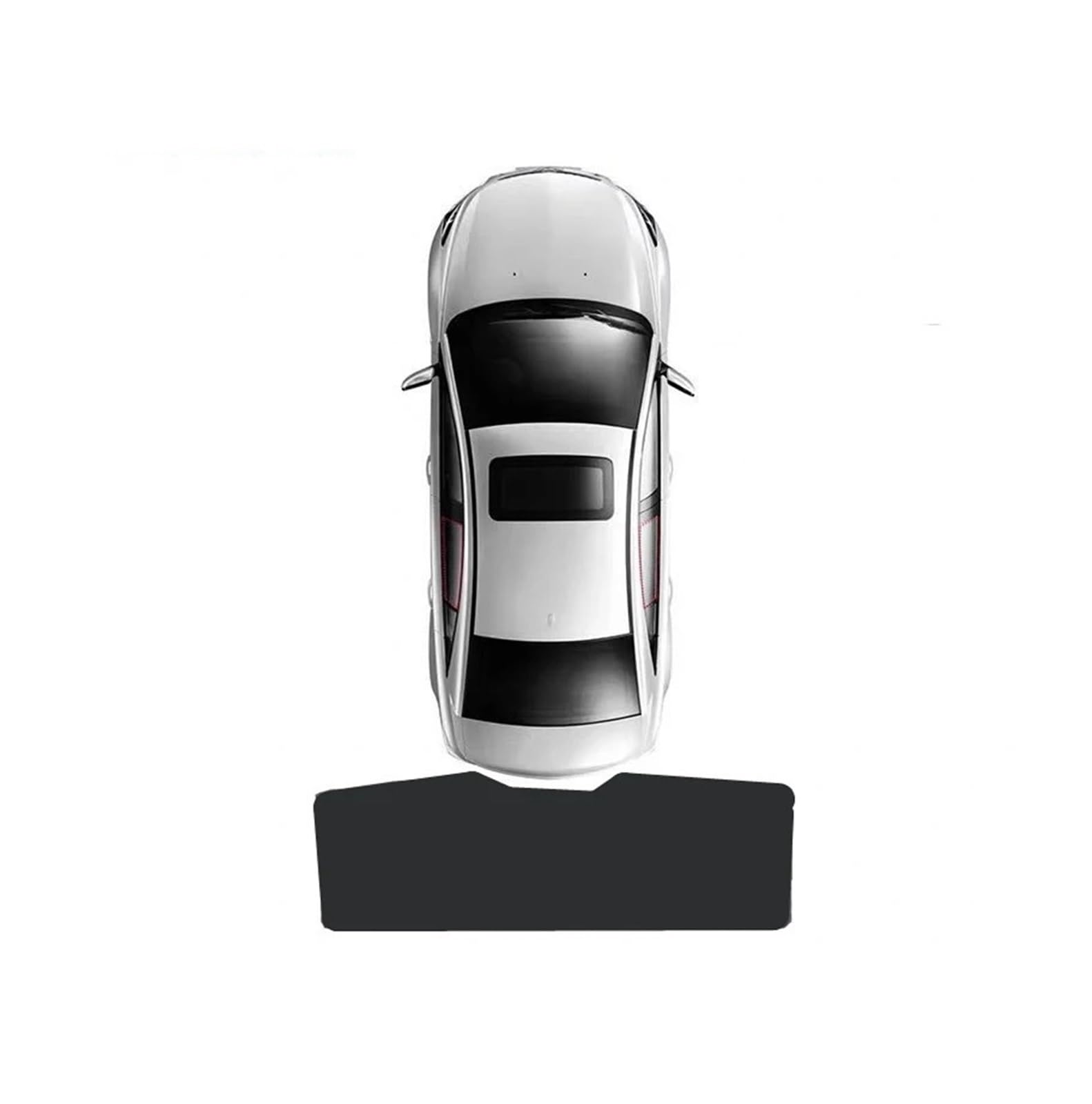 Auto Sonnenschutz Magnetischer Sonnenschutz Lichtblockierende Vorhänge Sichtschutz Zubehör Für Cayenne 92A E2 2011 2012 2013 2014 2015 2016 2017 2018 Autofenster Sonnenschutz(Back Sunshade) von Lhdktee