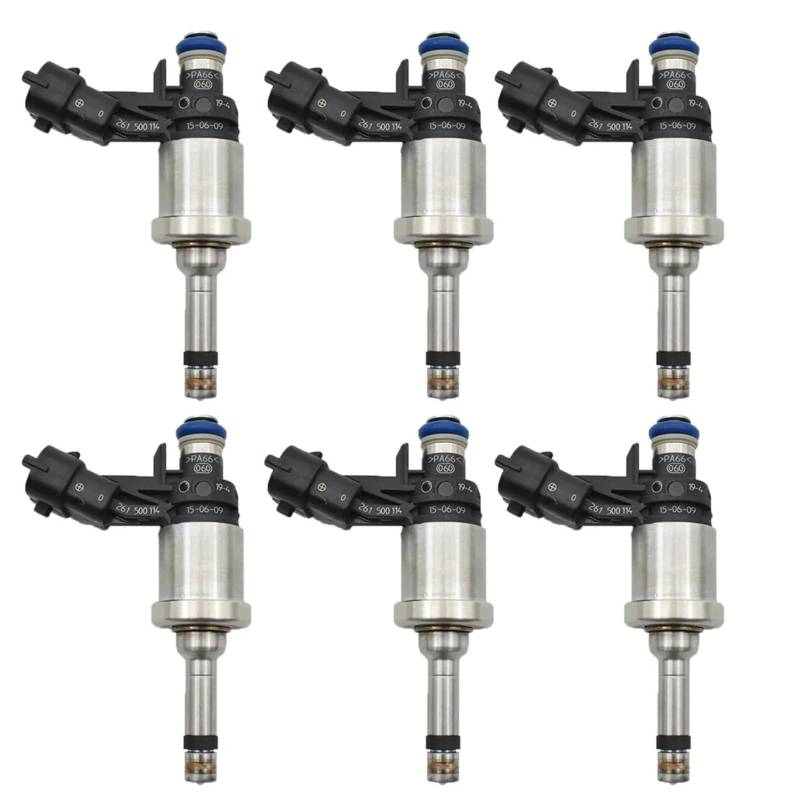 Einspritzdüse 12638530 12632255 0261500056 6 Stücke 12611545 Kraftstoff Injektor Für Chevrolet Für Camaro Für Traverse 2009 2010 2011 3,6 L V6 Auto Kraftstoff Injektor Düsen von Lhdktee