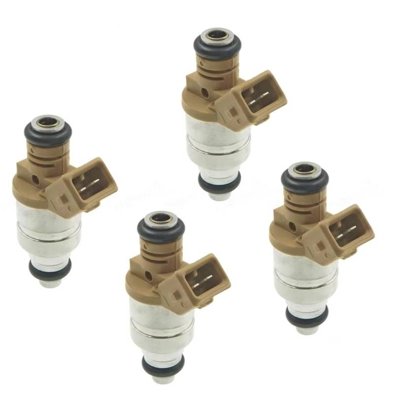 Einspritzdüse 3/4PCS Kraftstoff Injektor Düse Für Daewoo Für MATIZ (KLYA) 0,8 1,0 1998-Up Auto Kraftstoff Injektor Düsen(4 Pieces) von Lhdktee