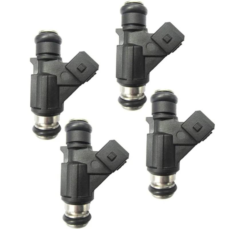 Einspritzdüse 4X Kraftstoff Injektor Für Mercury Für Marine EFI 4 Hub 30, 40, 50, 60 HP Motoren 2002 2003 2004 2005 2006 2007 2008 2009 2010 25342385 93345842 Auto Kraftstoff Injektor Düsen von Lhdktee