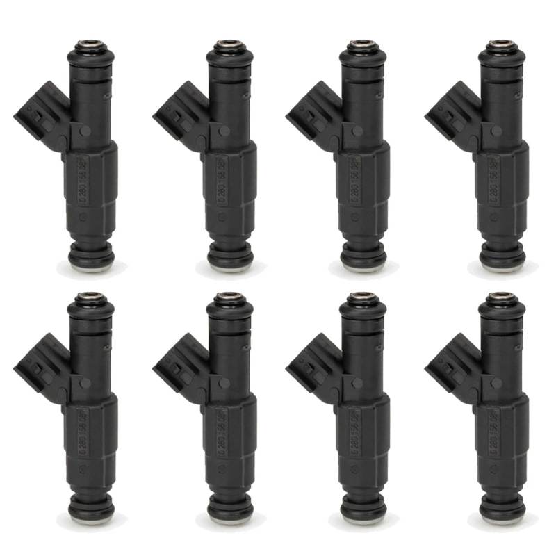 Einspritzdüse 8PCS 0280156081 Kraftstoff Injektoren 885176 3858969 Für Mercruiser V8 350 Für MAG 5,0 L 4,3 L 6,2 L Auto Kraftstoff Injektor Düsen von Lhdktee