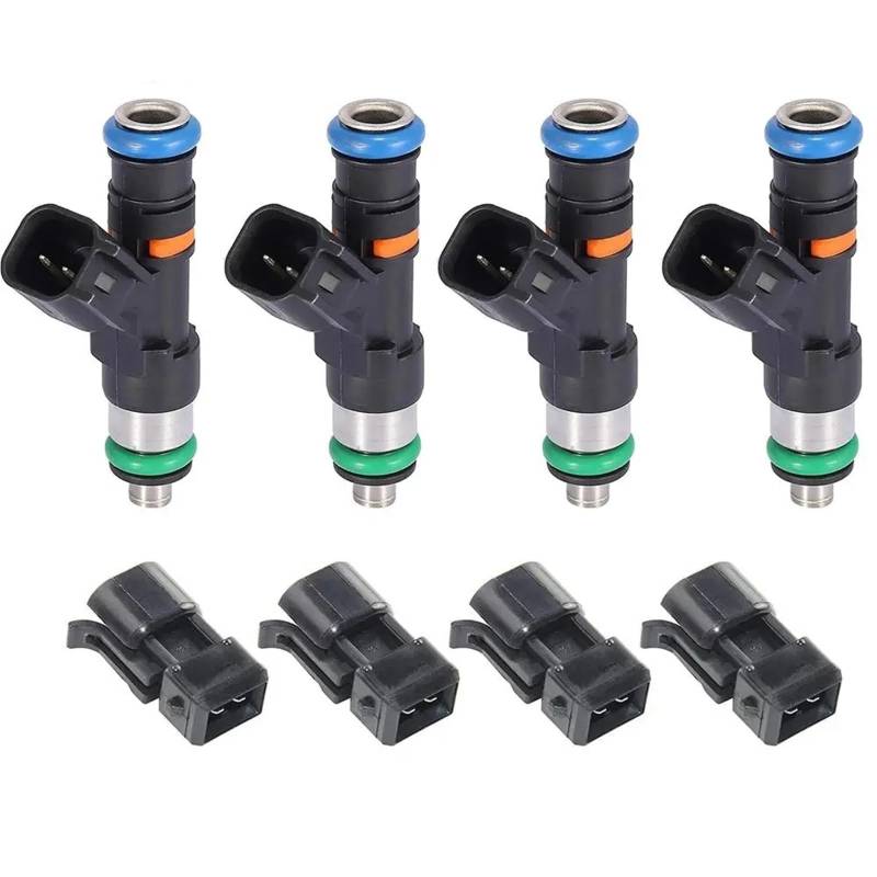 Einspritzdüse Für A4 Für TT Für Quattro 1,8 T 20 V 1999 2000 2001 2002 2003 2004 2005 4 Stücke Auto Kraftstoff Injektoren 0280158117 550CC 0280158298 52lb Auto Kraftstoff Injektor Düsen von Lhdktee