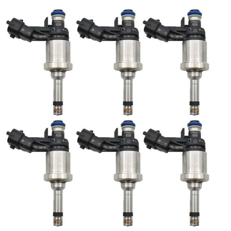 Einspritzdüse Für Cadillac Für Cts Für STS 2008 2009 2010 2011 3,6 L V6 12638530 12632255 0261500056 6 Stücke 12611545 Kraftstoff Injektor Auto Kraftstoff Injektor Düsen von Lhdktee