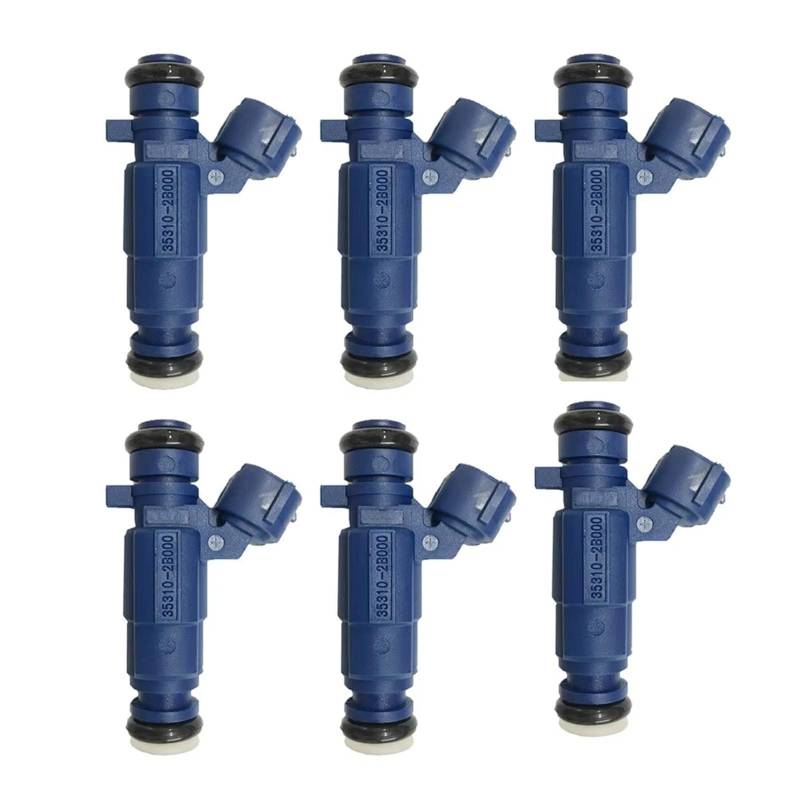 Einspritzdüse Für Hyundai Für I20 Für I30 1PCS/4PCS/6PCS/8PCS 35310-2B000 35310 2B000 353102B000 Kraftstoff Injektor Auto Kraftstoff Injektor Düsen(6pieces) von Lhdktee