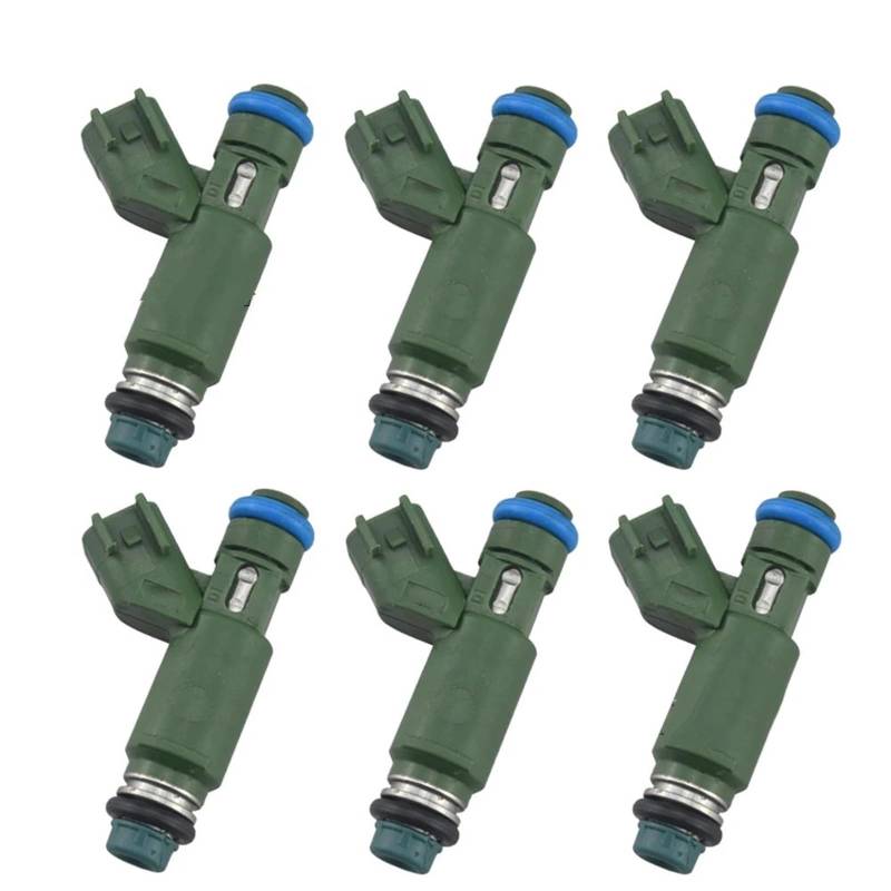 Einspritzdüse Für Jaguar Für X-Typ 2002 2003 2004 2005 2006 2007 2008 6PCS 1X43-AB 1X43AB Kraftstoff Injektoren Auto Kraftstoff Injektor Düsen von Lhdktee