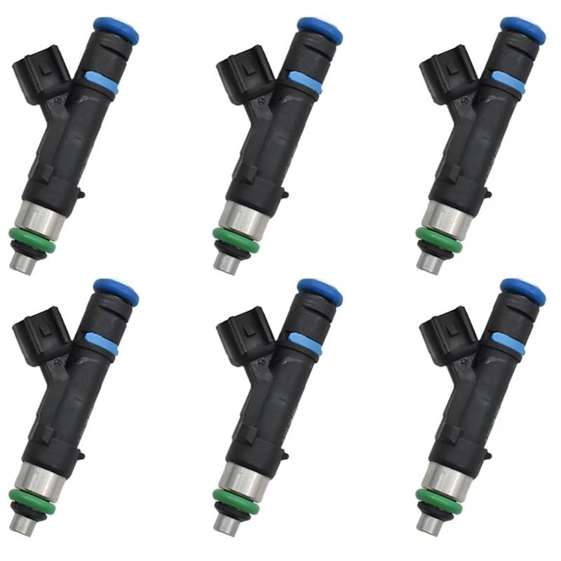 Einspritzdüse Für Jeep Für Liberty Für Grand Für Cherokee Für Commander 6 Teile/los Kraftstoff Injektor Düse 53032701AA 0280158020 Auto Kraftstoff Injektor Düsen von Lhdktee