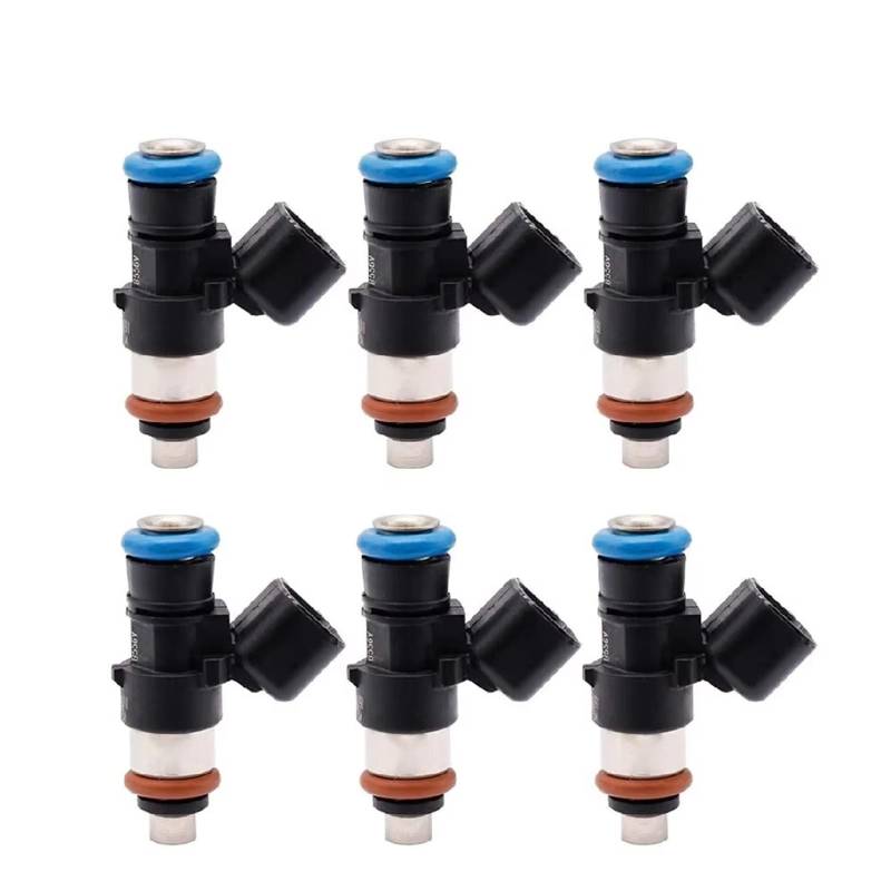 Einspritzdüse Für Lincoln Für MKS Für MKT Für MKX Für MKZ 2011 2012 2013 2014 2015 2016 2017 6Pcs Kraftstoff Injektoren Düse 0280158191 Auto Kraftstoff Injektor Düsen von Lhdktee