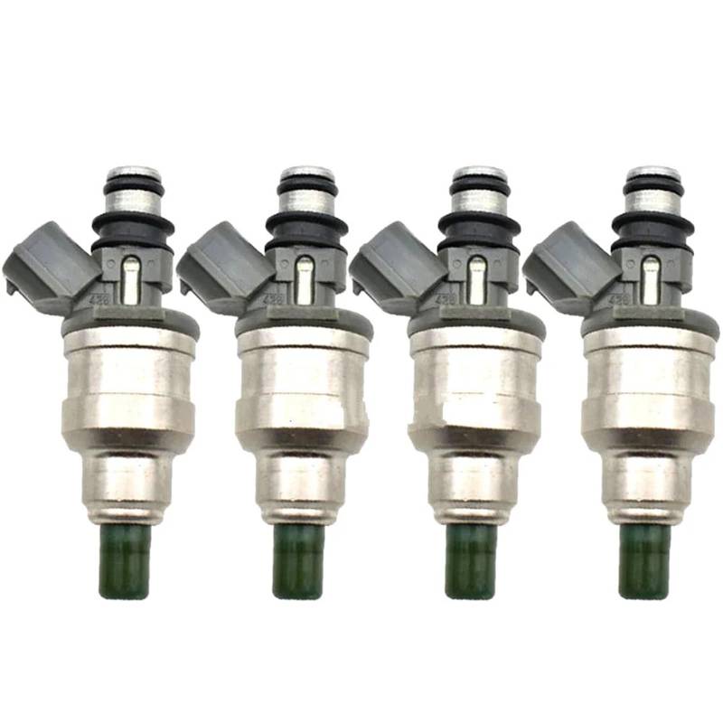 Einspritzdüse Für Mazda 323 1.8L Für MX-3 1.6 Für Protege 1.8 195500-2040 1955002040 4PCS Kraftstoff Injektor Düse Auto Kraftstoff Injektor Düsen von Lhdktee