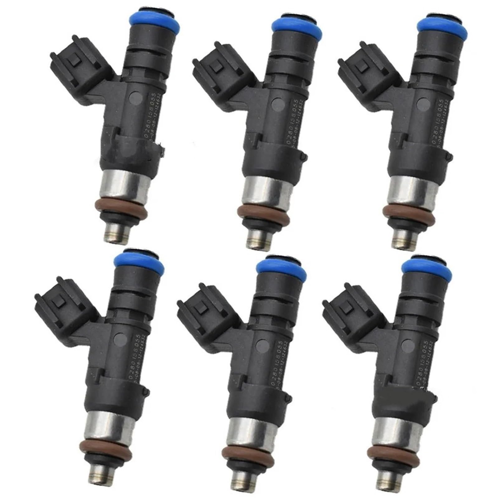 Einspritzdüse Für Mazda Für B4000 4.0L V6 2005 2006 2007 2008 2009 2010 6X 0280158055 5L2Z9F593CB Kraftstoff Injektor Auto Kraftstoff Injektor Düsen von Lhdktee