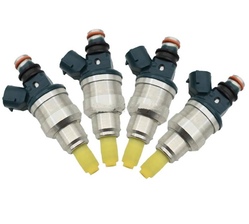 Einspritzdüse Für Mazda Für MX-6 626 1993 1994 1995 1996 1997 1998 1999 2,0 L L4 4PCS INP-480 F32Z-9F593-A FS01-13-250A Kraftstoff Injektoren Düse Auto Kraftstoff Injektor Düsen von Lhdktee