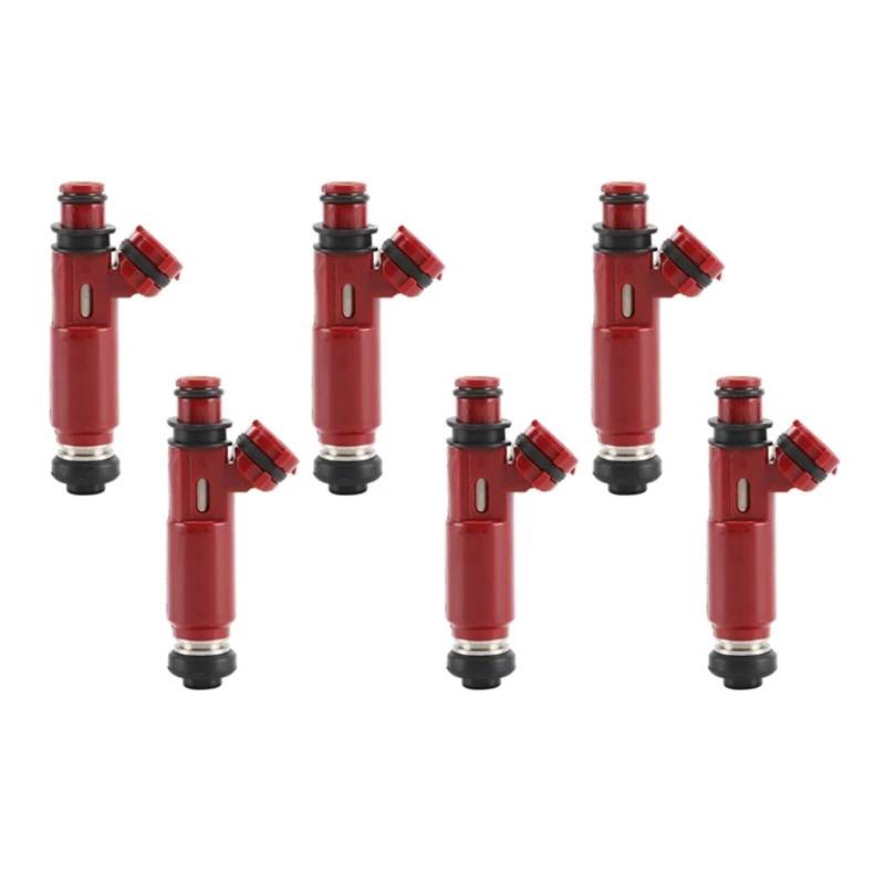 Einspritzdüse Für Mitsubishi Für Montero 3.5L V6 2001 2002 6PCS Kraftstoffinjektordüse MD357267 195500-3970 1955003970 Auto Kraftstoff Injektor Düsen von Lhdktee