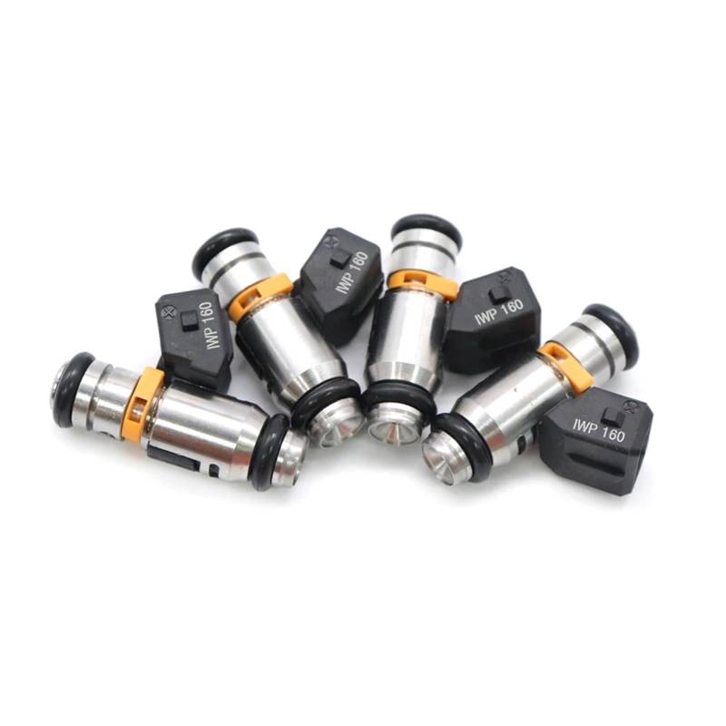 Einspritzdüse Kraftstoff Injektoren Düse IWP160 71724544 77363790 71792994 71724545 71724546 75112160 Für FIAT Für 500 Für Punto Für Lancia 1,2 1,4 Benzin Auto Kraftstoff Injektor Düsen(4 Pieces) von Lhdktee