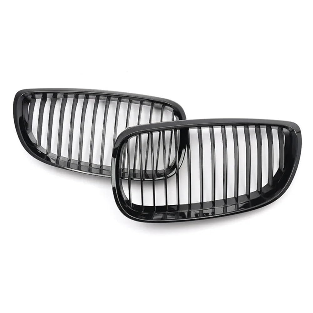 Kühlergrill Grill 1 Paar Frontgrills Für 3er E92 E93 2 Türen 2006–2013 Glänzend Schwarz Nierengrill Ersatz-Racing-Frontstoßstangengrill Front Kühlergrille(2006-2009) von Lhdktee