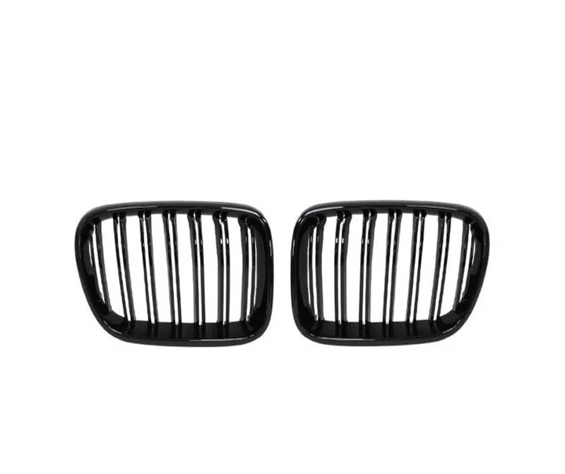 Kühlergrill Grill 1 Paar Für Für X3 F25 2010 2011 2012 2013 Front Niere Gitter Matt Glanz Schwarz Ersatz Racing Autoscooter Styling Front Kühlergrille(Gloss Black) von Lhdktee