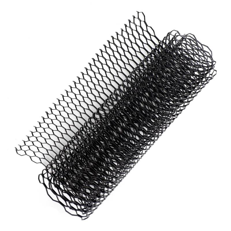 Kühlergrill Grill 100 cm X 33 cm Aluminium 3 Mm Gitternetz Grillabdeckung Stoßfänger Kotflügel Haube Entlüftungsnetz Gitter Belüftung 8 X 26 Mm Loch Sechseckig Dicke Front Kühlergrille von Lhdktee
