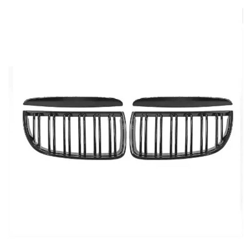 Kühlergrill Grill Auto-Frontstoßstangengrill Schwarzer Kühlergrill Abs Für 3er-Serie E90 E91 2005 2006 2007 2008 Front Kühlergrille(Glossy Black) von Lhdktee