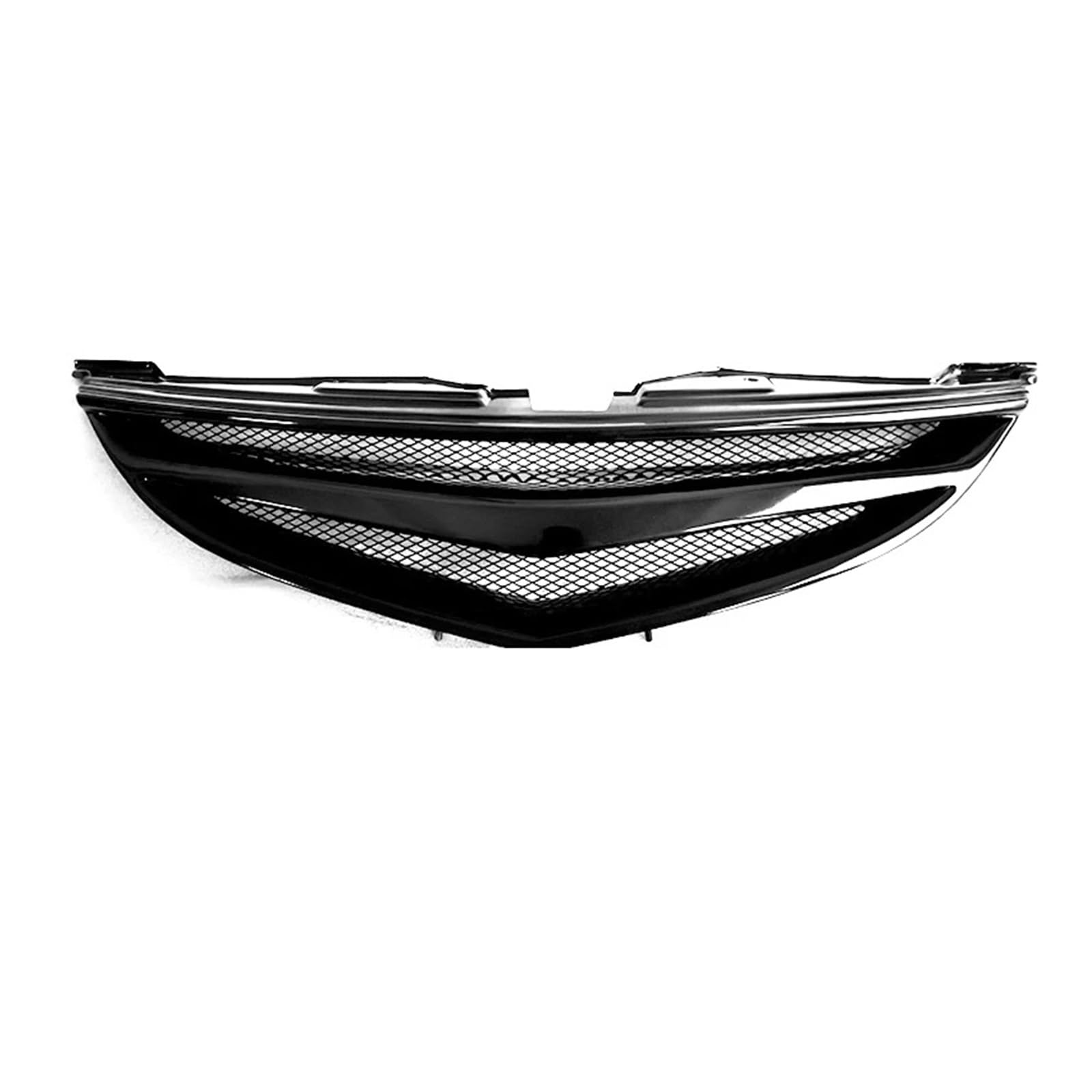 Kühlergrill Grill Autogrill Für Mazda 6 2009 2010 2011 2012 2013 Carbon Surface Mesh Frontgrill Zweite Generation Dekorative Abdeckung Refit Zubehör Front Kühlergrille(Gloss Black) von Lhdktee
