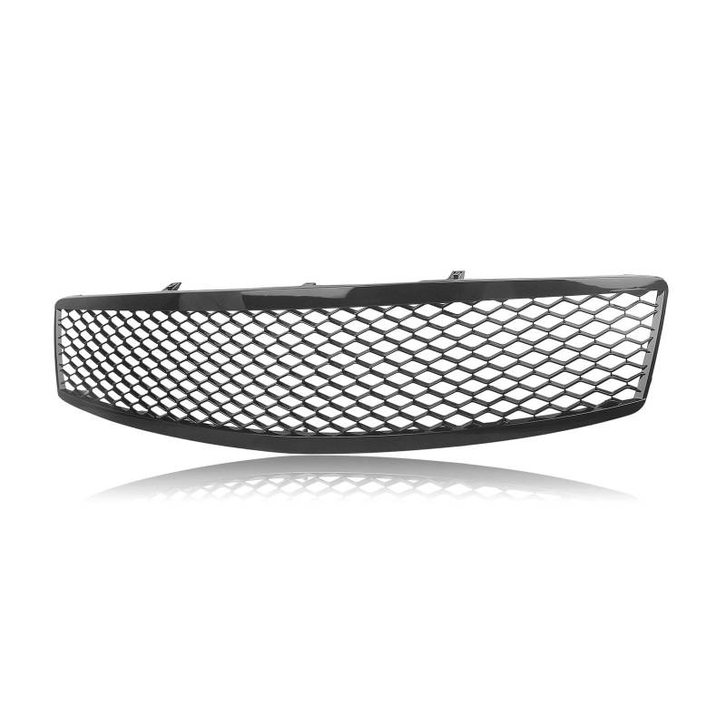 Kühlergrill Grill Frontgrill Für Infiniti G35 G37 2007 2008 2009 Limousine 4-türig Matt/schwarz Glänzend Obere Stoßstangenhaube Kühlergitter Renngrills Front Kühlergrille(Glossy Black) von Lhdktee