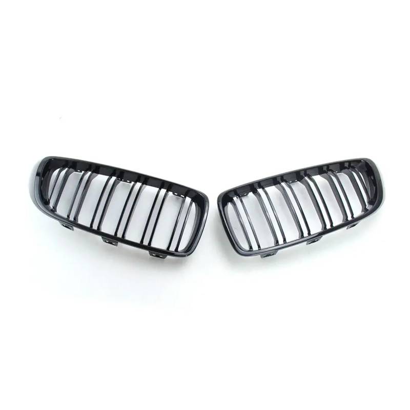 Kühlergrill Grill Frontschürze Niere Facelift Grill Für 4 Serie F32 F33 F36 F80 F82 Für M4 420i 428i 430i 2013-2019 Carbon Grille Zubehör Front Kühlergrille(Glossy Black) von Lhdktee