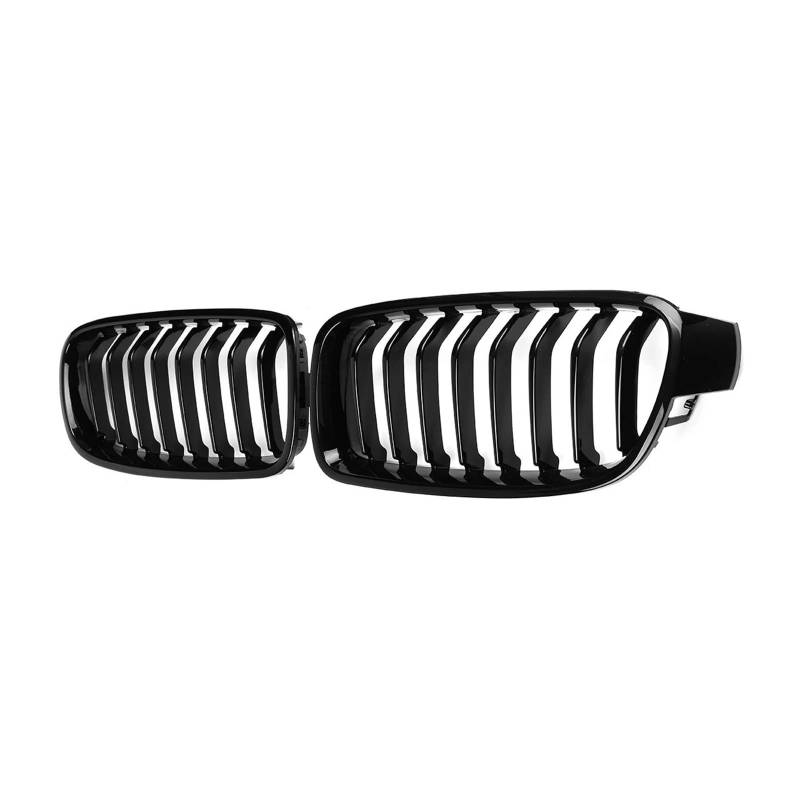 Kühlergrill Grill Für 3er F30 F31 F35 F80 2012 2013 2014 2015 2016 2017 2018 1 Paar Glänzend Schwarze Nierengrills Auto-Frontstoßstange Racing Grille Grill Front Kühlergrille von Lhdktee