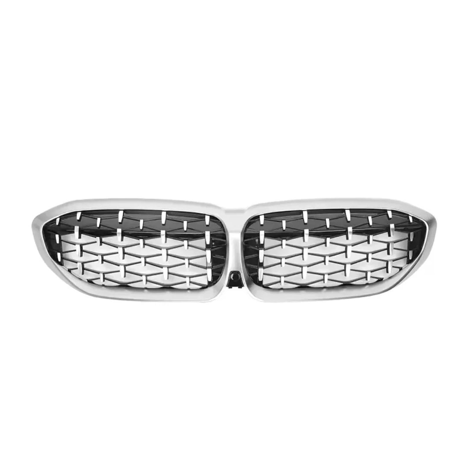 Kühlergrill Grill Für 3er G20 G21 2019 2020 2021 2022 318i 320i 320d 330i 340i 340d Sport Frontstoßstange Nierengrill Diamanten Style Grille Front Kühlergrille(Diamond-ChromeSilver) von Lhdktee