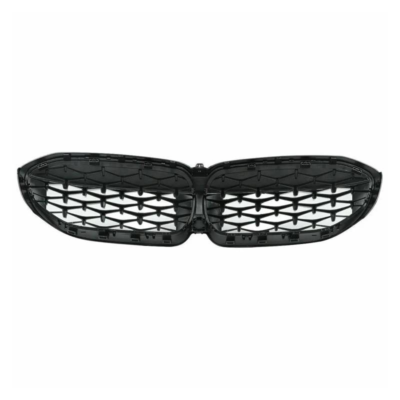Kühlergrill Grill Für 3er G20 G21 G28 2019 2020 2021 2022 Frontstoßstangenhaube Nierengrill Renngitter Ersatz Black Diamond Meteor Style Front Kühlergrille von Lhdktee