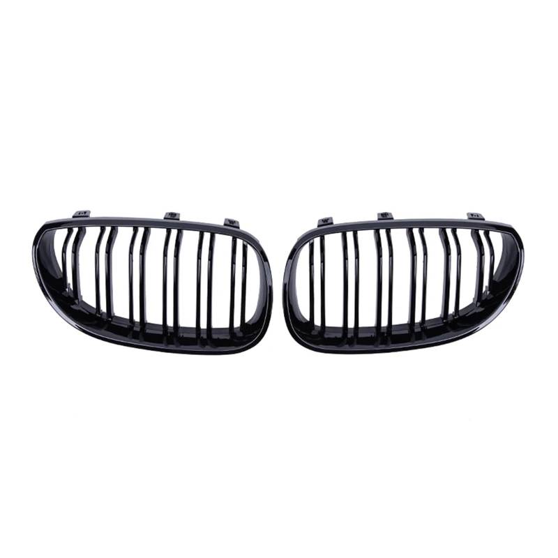 Kühlergrill Grill Für 5 Series E60 Für M5 E61 520i 545i 550i 535i 2003-2010 Auto Vorderen Stoßfänger Niere Grille Grill Haube Mesh Doppel Linie Racing Grills Front Kühlergrille von Lhdktee