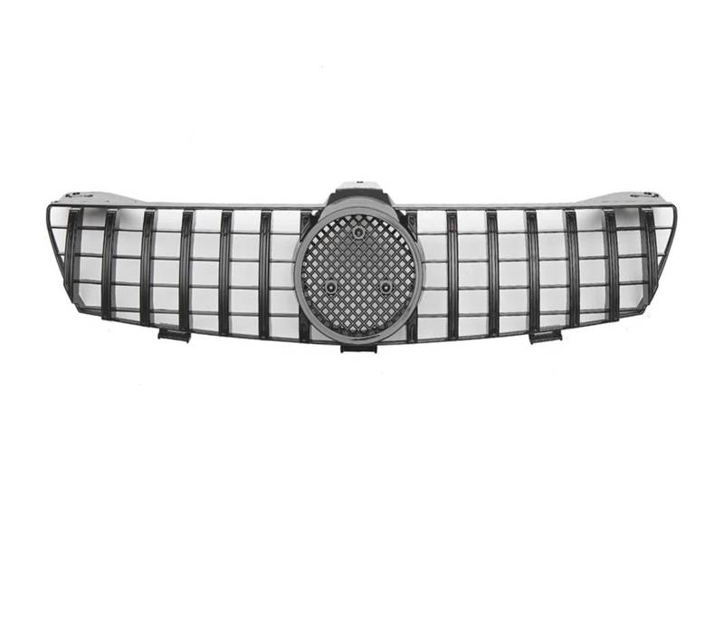Kühlergrill Grill Für Benz Für CLS W219 CLS350 CLS500 2005-2008 Vorne Glänzend Schwarz Für GTR Stil Racing Grille Diamanten Stil Stoßstange Gitter Front Kühlergrille(G-Glossy Black) von Lhdktee