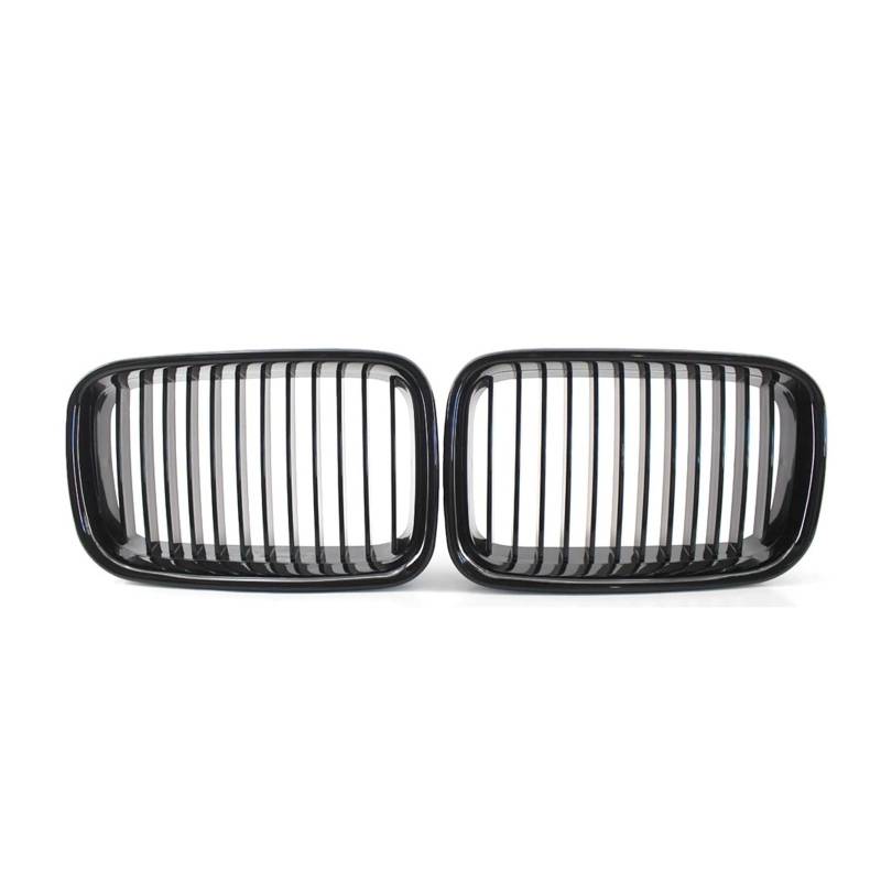 Kühlergrill Grill Für E36 1997 1998 1999 318i 323i 325i 320i 328i Schwarzer Kühlergrill Abs Vorderer Ersatzhaube Nierengrill Front Kühlergrille(Gloss Black B) von Lhdktee