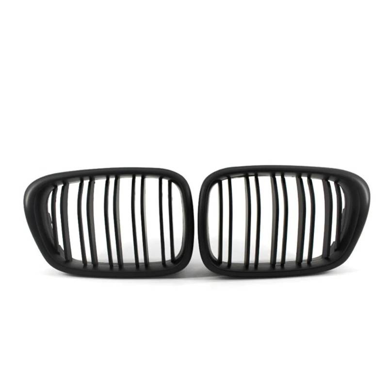 Kühlergrill Grill Für E39 525i 528i 530i 535i Für M5 1997 1998 1999 2003 Vorne In Der Mitte Mattschwarz Breiter Nierenhaubengrill Front Kühlergrille(Matte Black A) von Lhdktee