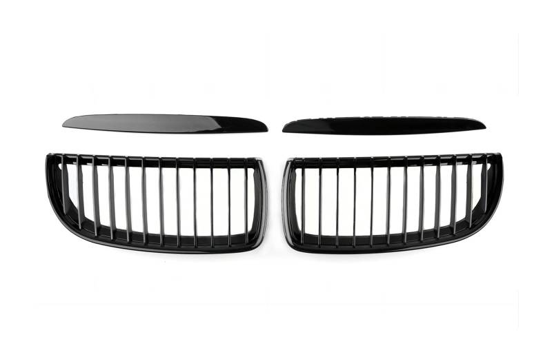 Kühlergrill Grill Für E90 E91 Für Tuning 3 Serie Für LCI Für PreLCI 2005 2006 2007 2008 2009 2010 2012 Auto Front Gloss Balck Grills Grille Sport Diamant Front Kühlergrille(05-08 Single Slat) von Lhdktee
