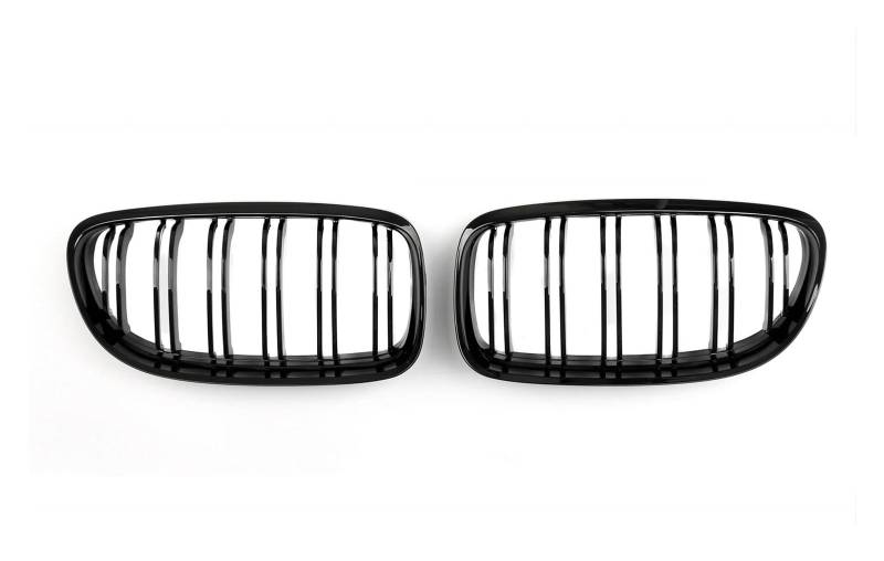 Kühlergrill Grill Für E90 E91 Für Tuning 3 Serie Für LCI Für PreLCI 2005 2006 2007 2008 2009 2010 2012 Auto Front Gloss Balck Grills Grille Sport Diamant Front Kühlergrille(09-12 Dual Slat) von Lhdktee