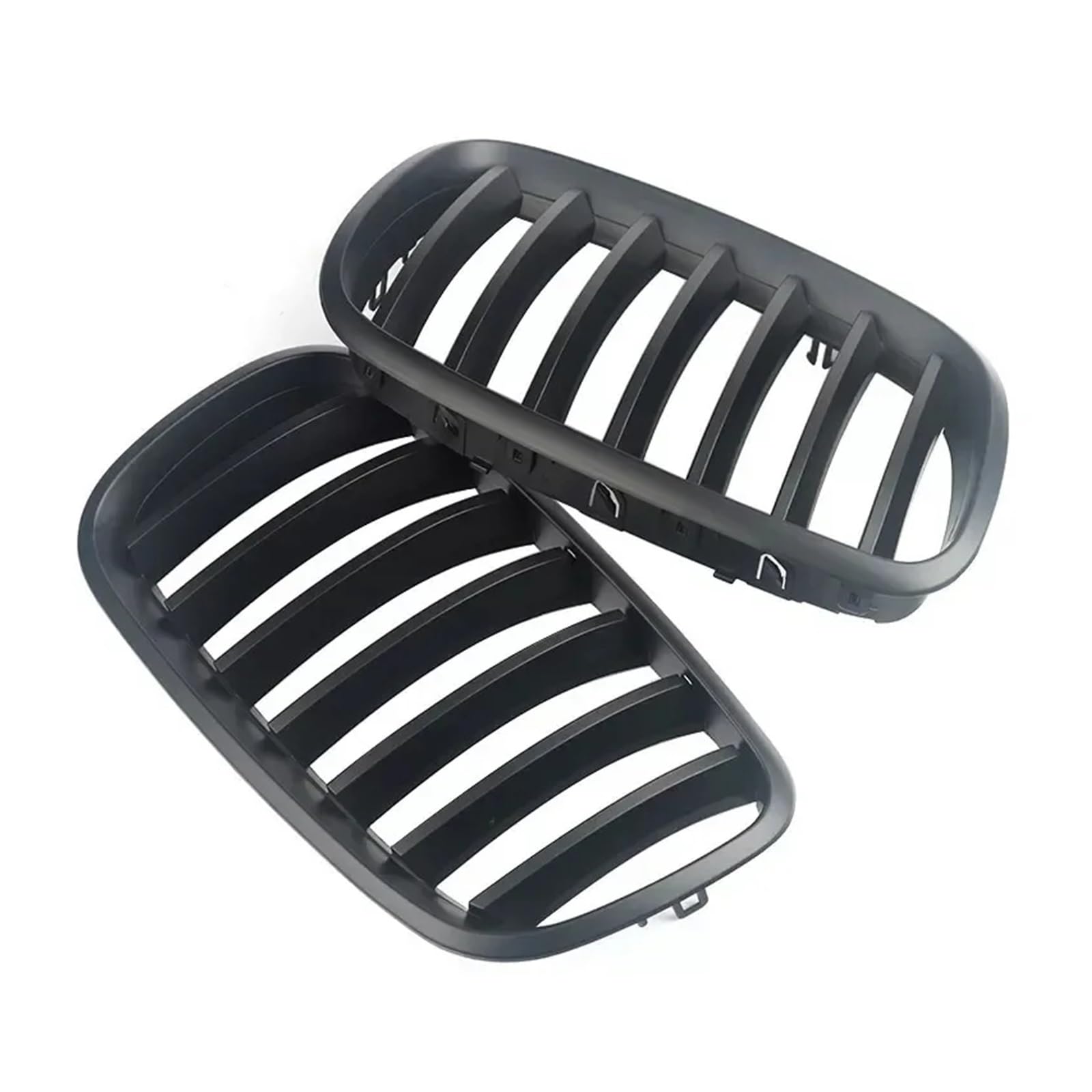 Kühlergrill Grill Für Für X5 E70 Für X6 E71 2007-2013 ABS Auto Kühlergrill Vorne Niere Grill Einzel Linie Matt Schwarz 51137157687 51137157688 51137185223 Front Kühlergrille(Matt-schwarz) von Lhdktee