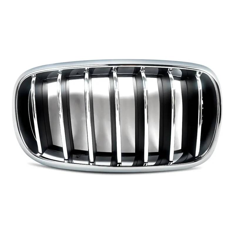 Kühlergrill Grill Für Für X5 Für X6 F15 F16 2014 2015 2016 2017 2018 Rechts Beifahrer Vorne Niere Grill Alle Chrom Front Kühlergrille(Rechte Seite) von Lhdktee