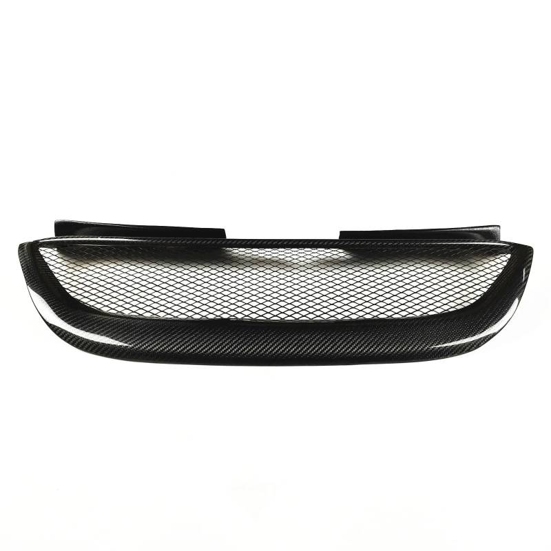 Kühlergrill Grill Für Hyundai Für Genesis Für Coupe 2 Türer 2008 2009 2010 2011 2012 Kühlergrill Racing Grills Carbon Fiber Obere Stoßstange Haube Mesh Grid Front Kühlergrille von Lhdktee
