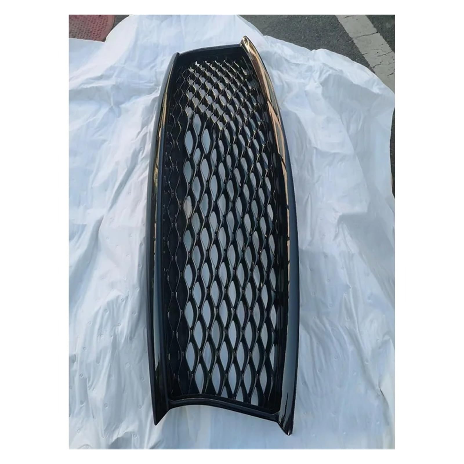 Kühlergrill Grill Für Infiniti FX35 FX37 FX50 QX70 Upgrade QX70s Stil 2011 12 13 14 15 16 2017 Kühlergrill Racing Grill Teile & Zubehör Schwarz Look Body Kit Front Kühlergrille(70s) von Lhdktee