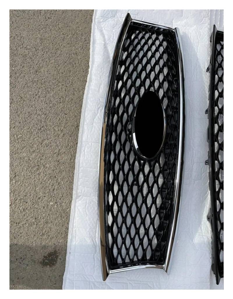 Kühlergrill Grill Für Infiniti QX70 Auto Front Stoßstange Grill Kühlergrill Renngrills Front Kühlergrille(Silber) von Lhdktee