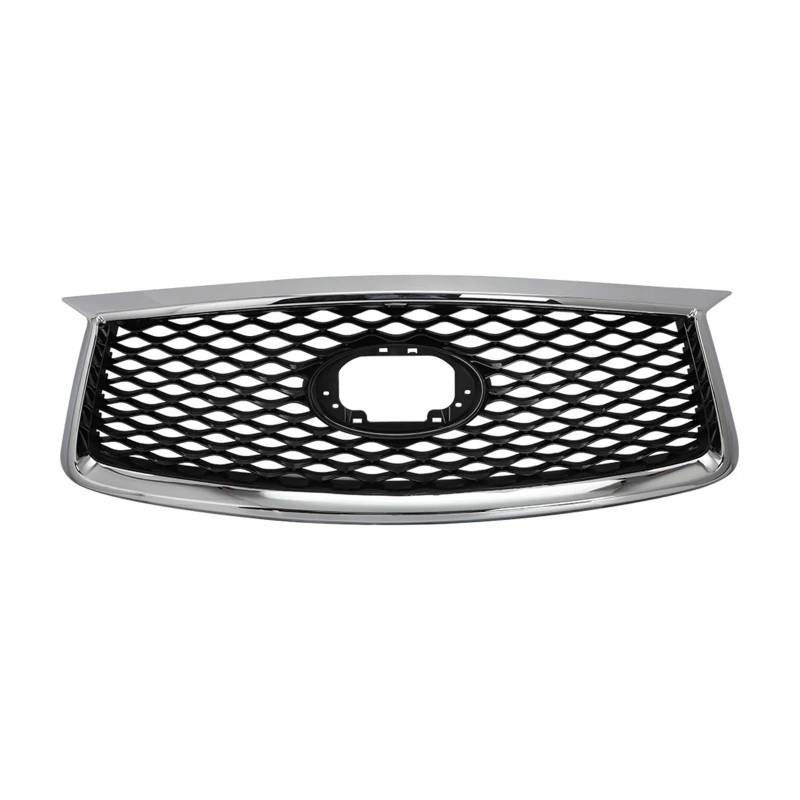 Kühlergrill Grill Für Infiniti Qx50 QX50 2018 Auto Front Stoßstange Grill Maske Kühlergrill Racing Grills Obere Stoßstange Haube Mesh Grid Schutz Abdeckung Front Kühlergrille von Lhdktee
